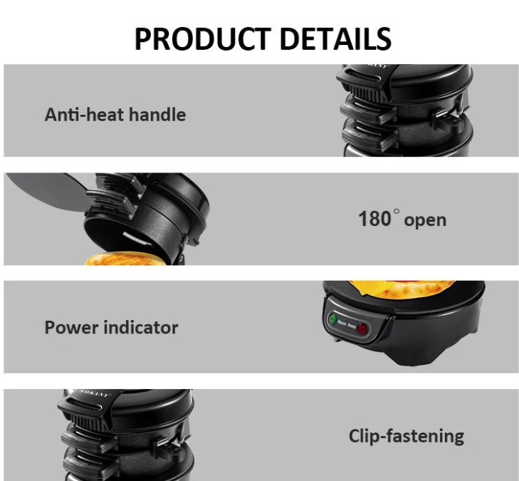 Miniatura 4 de maquina Sokany para hacer hamburguesas